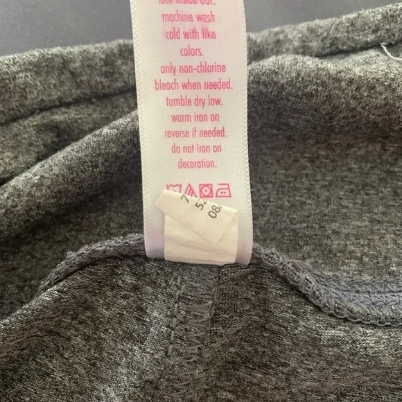 Girls Justice Leggings Gray Size 14/16 - Picture 6 of 6